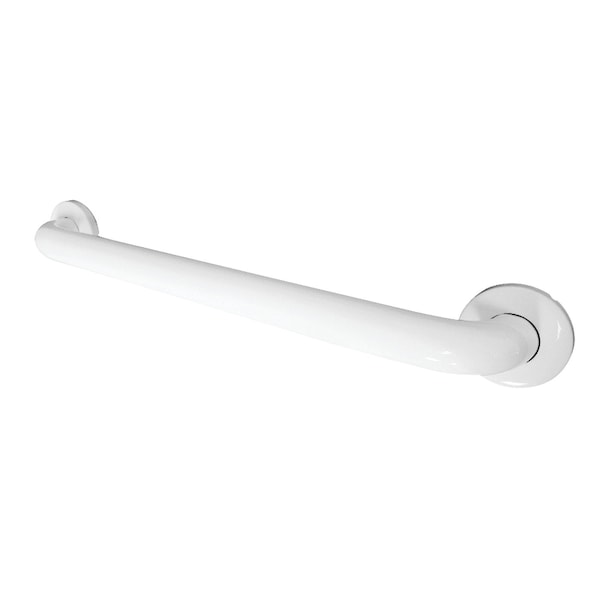 Kingston Brass Traditional GB1224CSW Made To Match 24" Stainless Steel Grab Bar, White, 27 L, Stainless Steel GB1224CSW - main